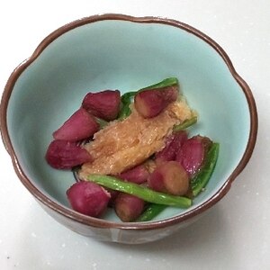 小かぶと油揚げの煮物